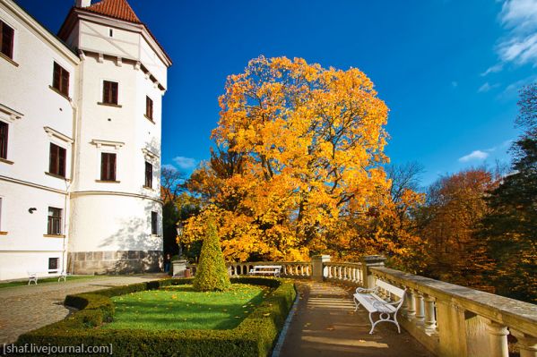 Лучезарная осень в Конопиште